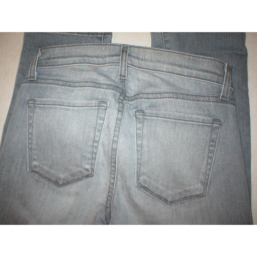 New Designer $228 J Brand Jeans Womens Jude Quatro Gray Faded Close Cut 24 Strai
